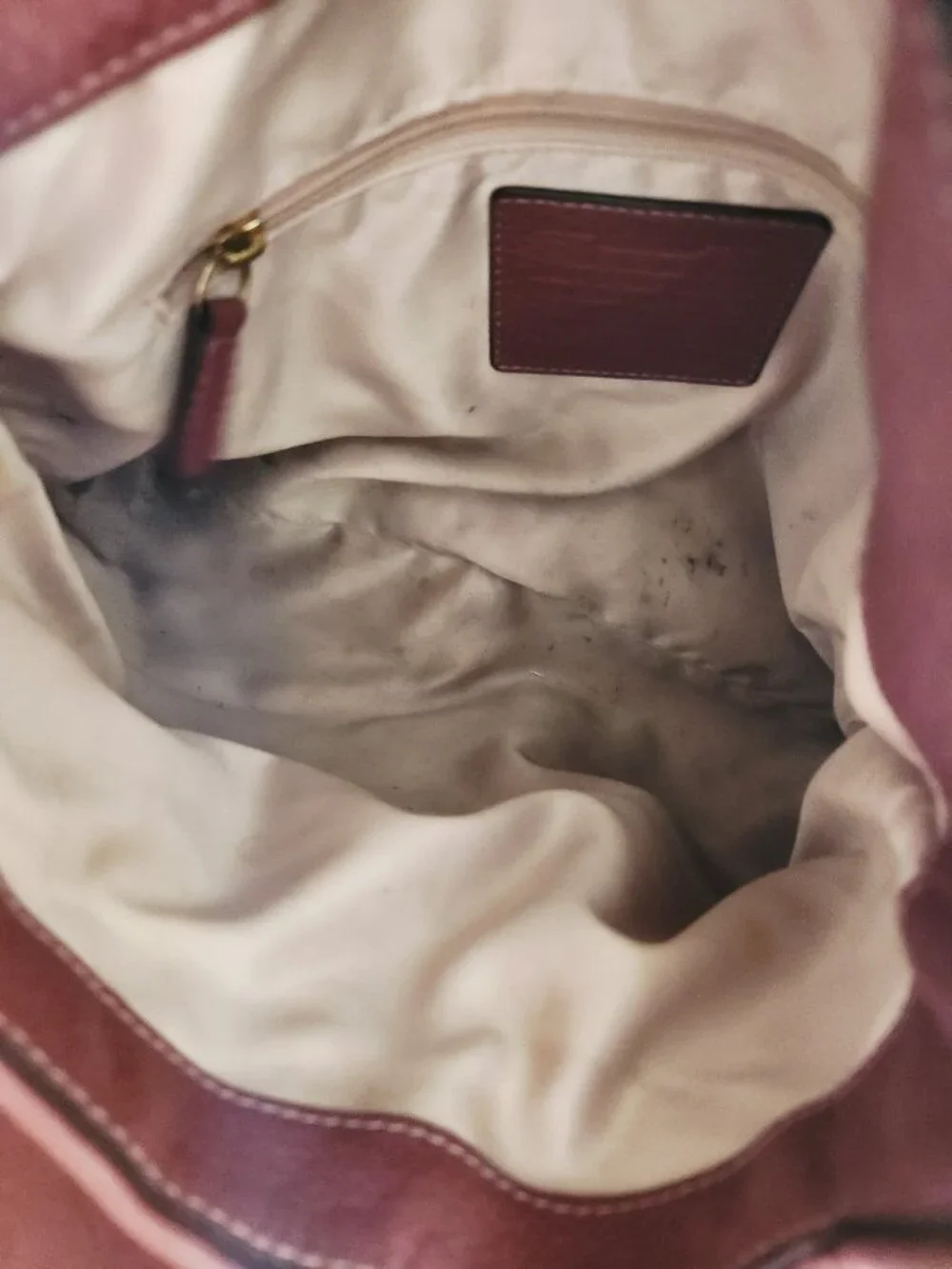 Coach Phoebe Mauve/Purple Leather Shoulder Bag Purse - Picture 14 of 14